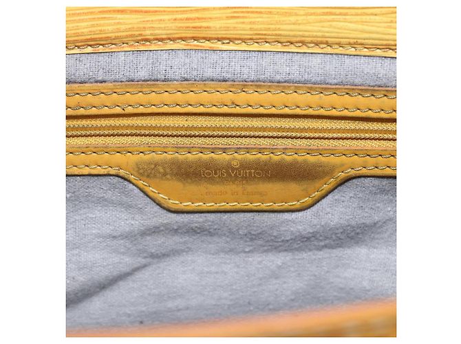 LOUIS VUITTON Epi Sac Plat Handtasche Gelb M52079 LV Auth 155922 - Ansicht 10