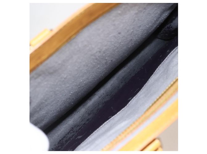 LOUIS VUITTON Epi Sac Plat Handtasche Gelb M52079 LV Auth 155922 - Ansicht 11