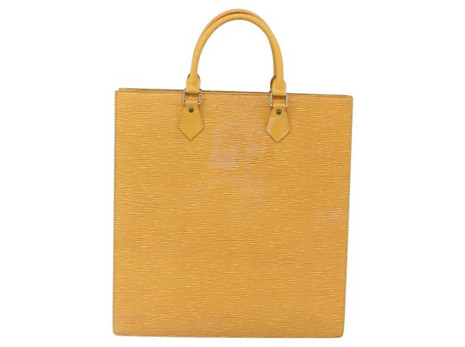 LOUIS VUITTON Epi Sac Plat Handtasche Gelb M52079 LV Auth 155922 - Ansicht 2