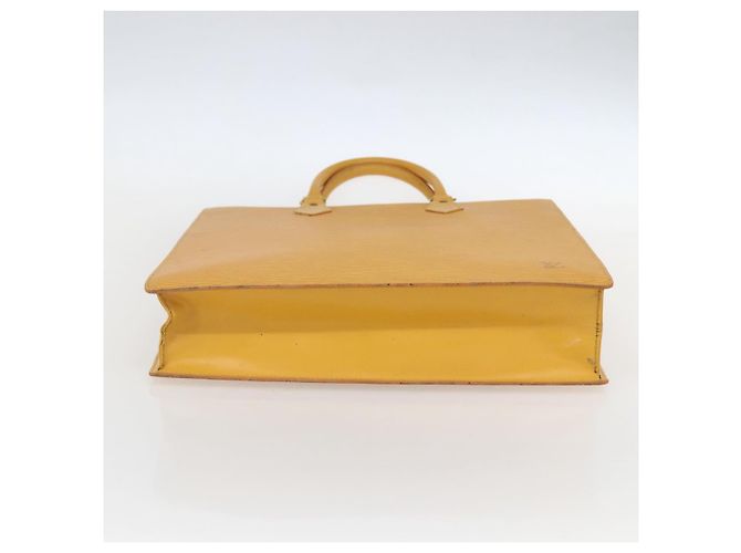 LOUIS VUITTON Epi Sac Plat Handtasche Gelb M52079 LV Auth 155922 - Ansicht 5