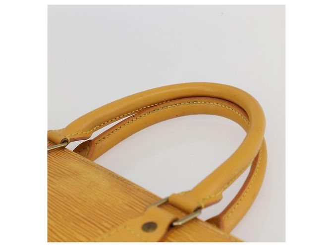 LOUIS VUITTON Epi Sac Plat Handtasche Gelb M52079 LV Auth 155922 - Ansicht 8