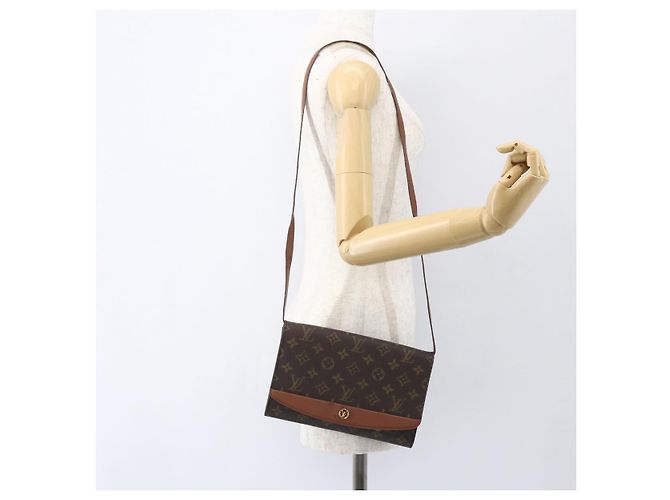 LOUIS VUITTON Borsa a Spalla Monogram Bordeaux 24 M51798 LV Auth bs31720 Monogramma - vista 22