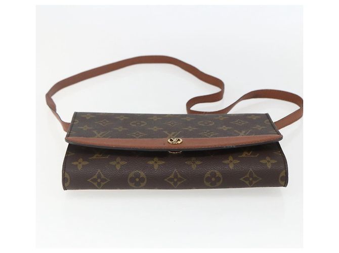 LOUIS VUITTON Borsa a Spalla Monogram Bordeaux 24 M51798 LV Auth bs31720 Monogramma - vista 5
