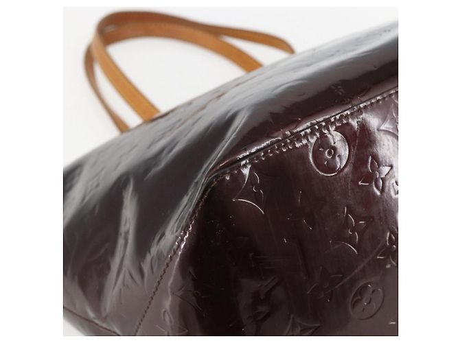 LOUIS VUITTON Monogram Vernis Bellevue GM Tote Bag Amarante M93589 Auth ka612 Bordeaux - Ansicht 14