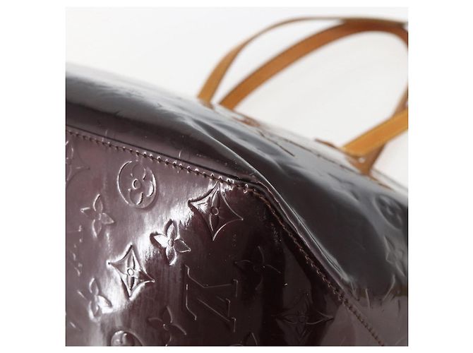 LOUIS VUITTON Monogram Vernis Bellevue GM Tote Bag Amarante M93589 Auth ka612 Bordeaux - Ansicht 15