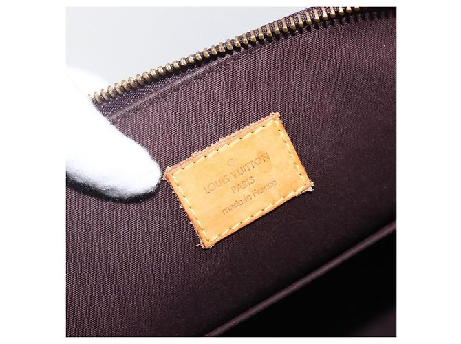 LOUIS VUITTON Monogram Vernis Bellevue GM Tote Bag Amarante M93589 Auth ka612 Bordeaux - Ansicht 18