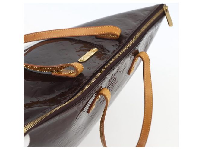 LOUIS VUITTON Monogram Vernis Bellevue GM Tote Bag Amarante M93589 Auth ka612 Bordeaux - Ansicht 6