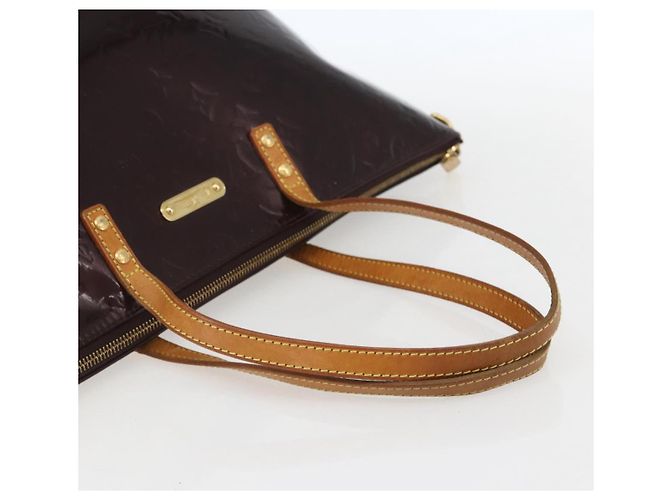 LOUIS VUITTON Monogram Vernis Bellevue GM Tote Bag Amarante M93589 Auth ka612 Bordeaux - Ansicht 7