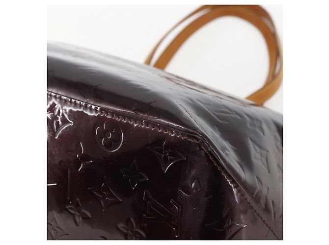 LOUIS VUITTON Monogram Vernis Bellevue GM Tote Bag Amarante M93589 Auth ka612 Bordeaux - Ansicht 9