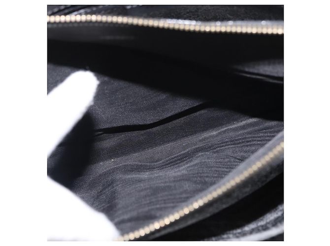 Céline Borsa tote in tela Macadam CELINE in pelle PVC nera e oro Auth 155936 Nero D'oro - vista 23