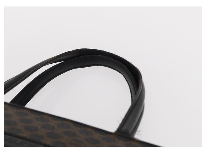 Céline Borsa tote in tela Macadam CELINE in pelle PVC nera e oro Auth 155936 Nero D'oro - vista 8
