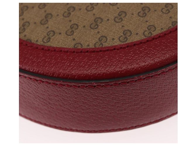 Borsa di collaborazione GUCCI Micro GG Supreme Doraemon in PVC 625216 Auth 156658SAM Beige D'oro - vista 12