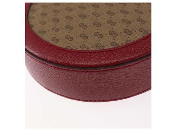 Borsa di collaborazione GUCCI Micro GG Supreme Doraemon in PVC 625216 Auth 156658SAM Beige D'oro - vista 13