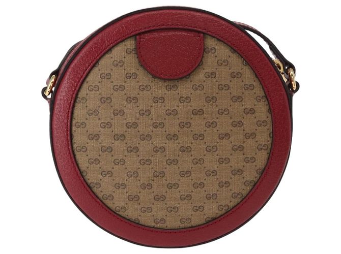 Borsa di collaborazione GUCCI Micro GG Supreme Doraemon in PVC 625216 Auth 156658SAM Beige D'oro - vista 3
