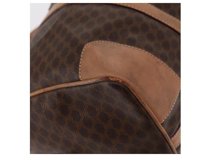 Céline Borsa Boston in tela Macadam CELINE PVC marrone oro Auth BA8179 D'oro - vista 10