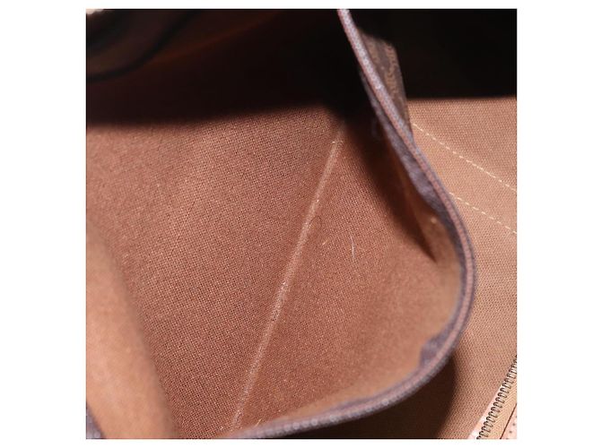 Céline Borsa Boston in tela Macadam CELINE PVC marrone oro Auth BA8179 D'oro - vista 21