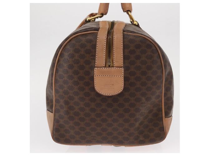 Céline Borsa Boston in tela Macadam CELINE PVC marrone oro Auth BA8179 D'oro - vista 4