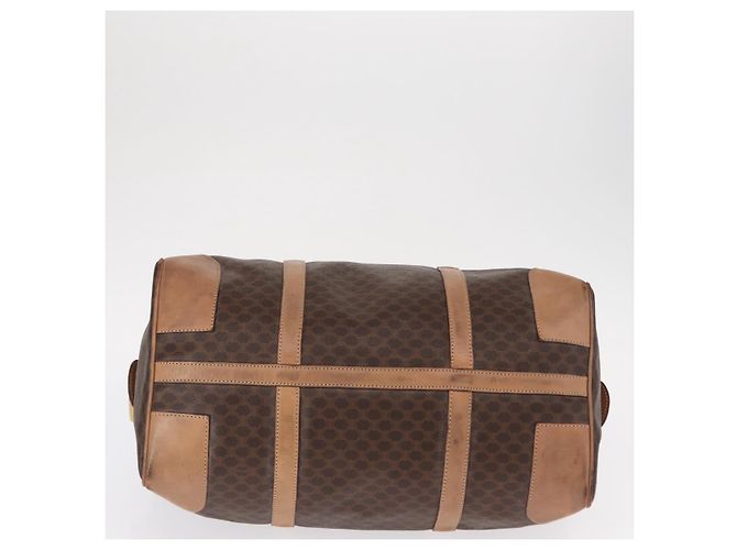 Céline Borsa Boston in tela Macadam CELINE PVC marrone oro Auth BA8179 D'oro - vista 9