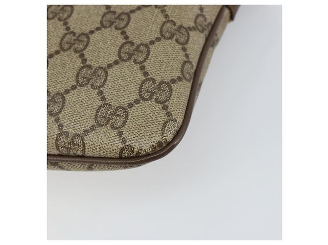 Borsa Sherry Line GG Supreme Web di GUCCI in PVC beige e oro 904 02 047 Auth 156831 D'oro - vista 12