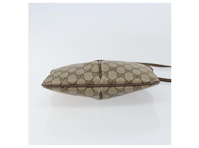 Borsa Sherry Line GG Supreme Web di GUCCI in PVC beige e oro 904 02 047 Auth 156831 D'oro - vista 9