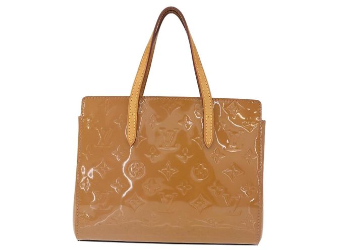 LOUIS VUITTON Borsa Catalina BB Monogram Vernis Rosa Velours M90015 Auth 156356 - vista 13