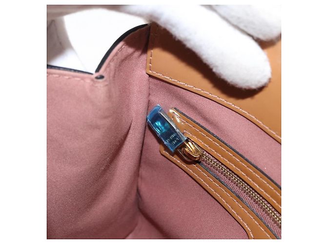 LOUIS VUITTON Borsa Catalina BB Monogram Vernis Rosa Velours M90015 Auth 156356 - vista 19