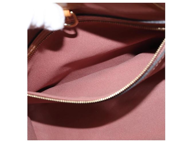 LOUIS VUITTON Borsa Catalina BB Monogram Vernis Rosa Velours M90015 Auth 156356 - vista 20