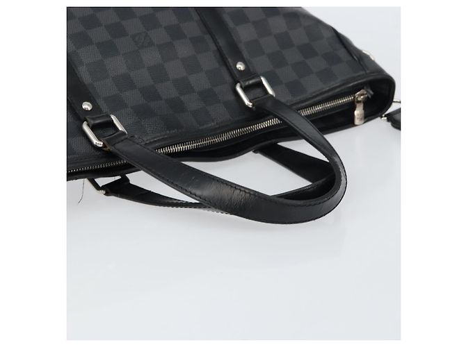 LOUIS VUITTON Borsa a Spalla Damier Graphite Tadao 2way N51192 LV Auth BA8269 Damier ebene - vista 7