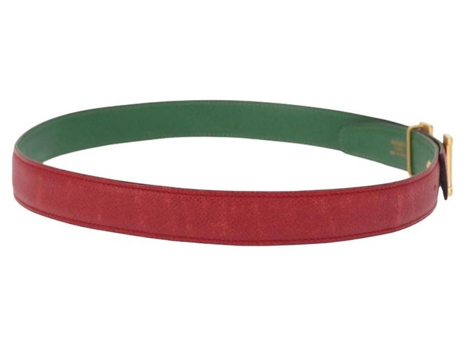 Hermès HERMES Constance Gürtel Leder 28,7"" Rot Auth 157051 - Ansicht 4