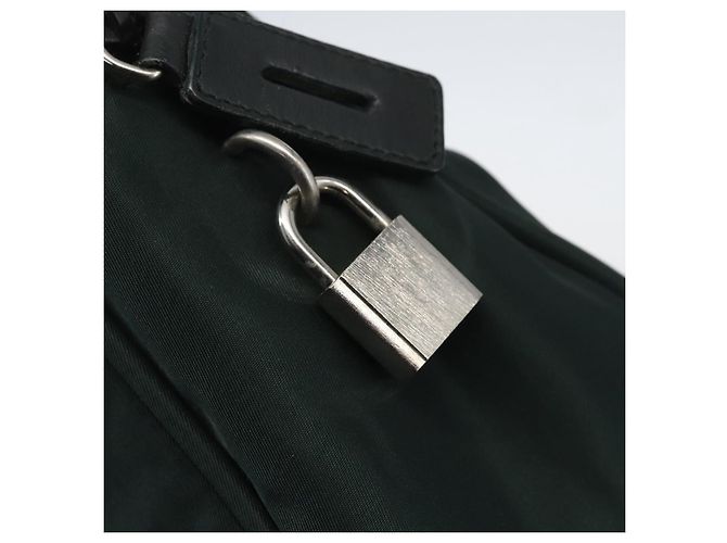 PRADA Handtasche Nylon Grün Silber Auth 151461 - Ansicht 18
