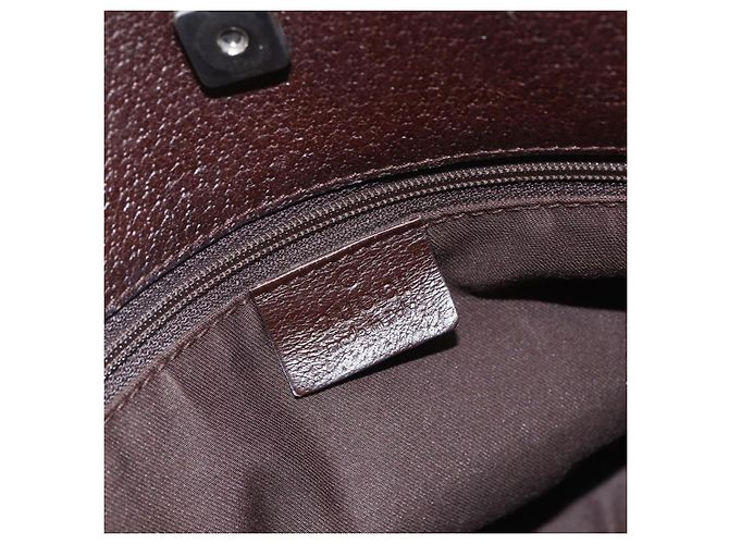 Borsa a Spalla GG Canvas Gucci Beige Argento 120841 Auth 151597 - vista 10