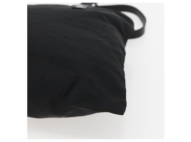 Prada Tote Bag aus schwarzem Nylon mit Silber authentisch 151579 - Ansicht 15