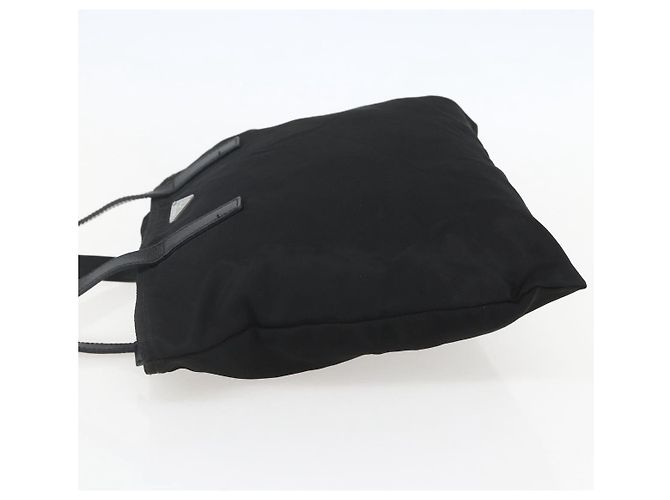 Prada Tote Bag aus schwarzem Nylon mit Silber authentisch 151579 - Ansicht 3