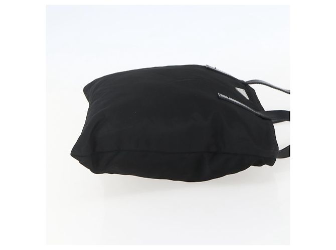 Prada Tote Bag aus schwarzem Nylon mit Silber authentisch 151579 - Ansicht 4