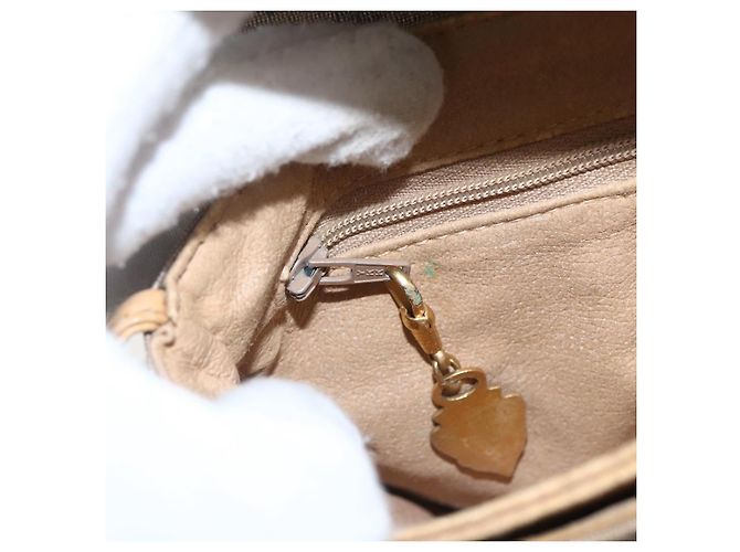 Gucci Borsa a Spalla Micro GG Supreme PVC Beige Oro 007 49 5548 Auth 151458 D'oro - vista 19