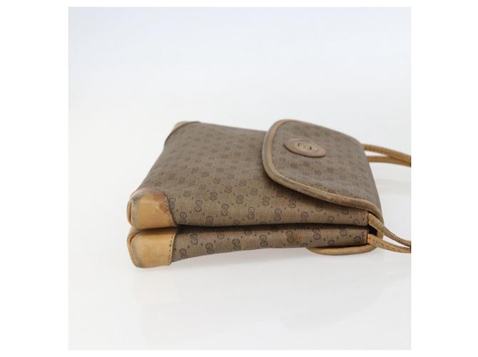Gucci Borsa a Spalla Micro GG Supreme PVC Beige Oro 007 49 5548 Auth 151458 D'oro - vista 4