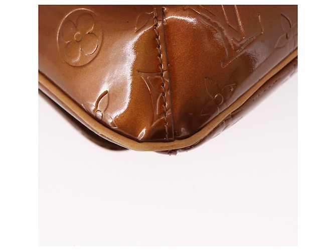 LOUIS VUITTON Borsa Thompson Street Monogram Vernis Bronzo M91124 LV Auth 155020 - vista 17