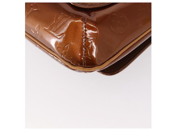 LOUIS VUITTON Borsa Thompson Street Monogram Vernis Bronzo M91124 LV Auth 155020 - vista 18