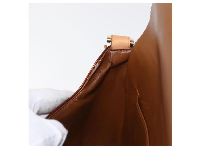 LOUIS VUITTON Borsa Thompson Street Monogram Vernis Bronzo M91124 LV Auth 155020 - vista 21