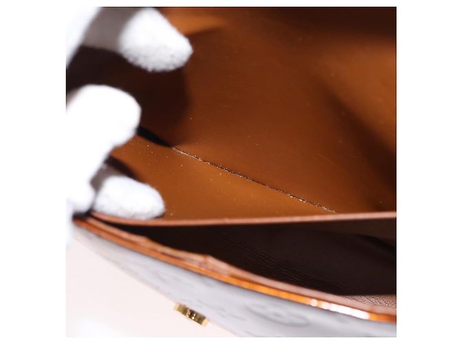 LOUIS VUITTON Borsa Thompson Street Monogram Vernis Bronzo M91124 LV Auth 155020 - vista 22