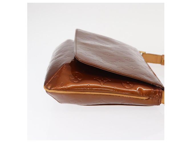 LOUIS VUITTON Borsa Thompson Street Monogram Vernis Bronzo M91124 LV Auth 155020 - vista 3