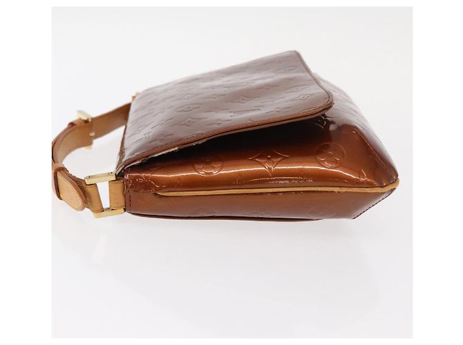 LOUIS VUITTON Borsa Thompson Street Monogram Vernis Bronzo M91124 LV Auth 155020 - vista 4