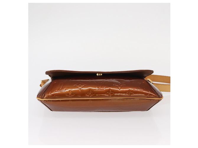 LOUIS VUITTON Borsa Thompson Street Monogram Vernis Bronzo M91124 LV Auth 155020 - vista 5