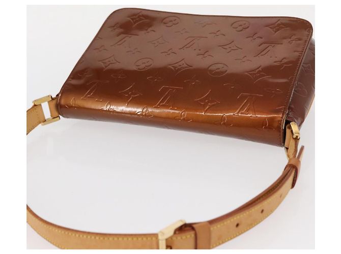 LOUIS VUITTON Borsa Thompson Street Monogram Vernis Bronzo M91124 LV Auth 155020 - vista 6