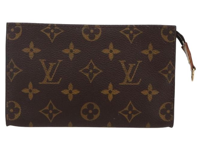 Bucket LOUIS VUITTON Monogramma Secchiello PM Pochette Accessorio LV Auth kk596 - vista 13