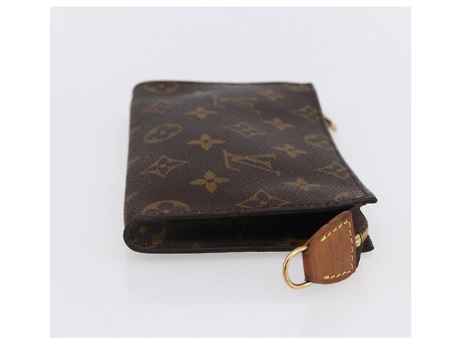Bucket LOUIS VUITTON Monogramma Secchiello PM Pochette Accessorio LV Auth kk596 - vista 4
