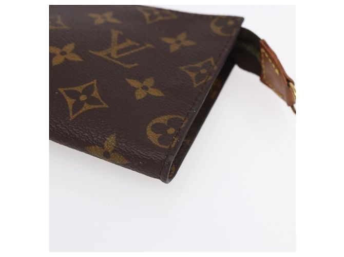 Bucket LOUIS VUITTON Monogramma Secchiello PM Pochette Accessorio LV Auth kk596 - vista 7