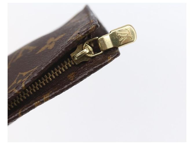 Bucket LOUIS VUITTON Monogramma Secchiello PM Pochette Accessorio LV Auth kk596 - vista 9