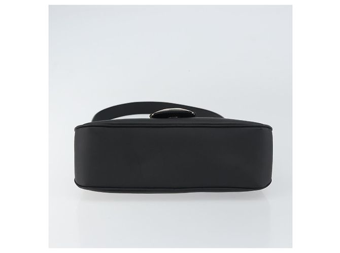 Borsa a spalla Vala Salvatore Ferragamo in pelle verniciata nera argento Auth bs31352 - vista 5