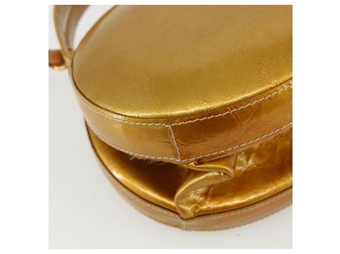 Borsa LOEWE in pelle lucida 2 in 1 oro Auth ka527 D'oro - vista 19
